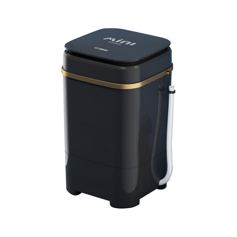 65kg İmitasyon El Yıkama Büyük Dalga Tekerlek Meydanı Yarı Otomatik Kompakt Mini Yıkayıcı